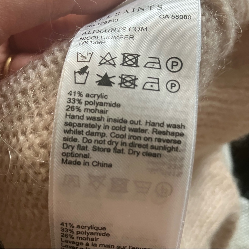 All Saints Nicoli Sweater Size Small - Picture 4 of 4